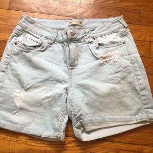 💜Route 66 Denim Shorts Distressed